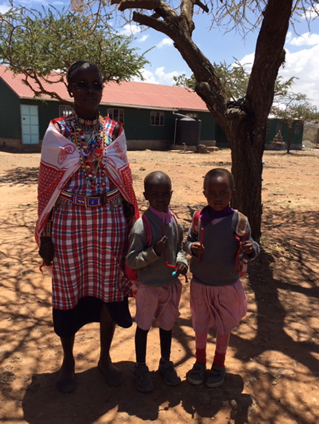 Massai Mother and Girls
