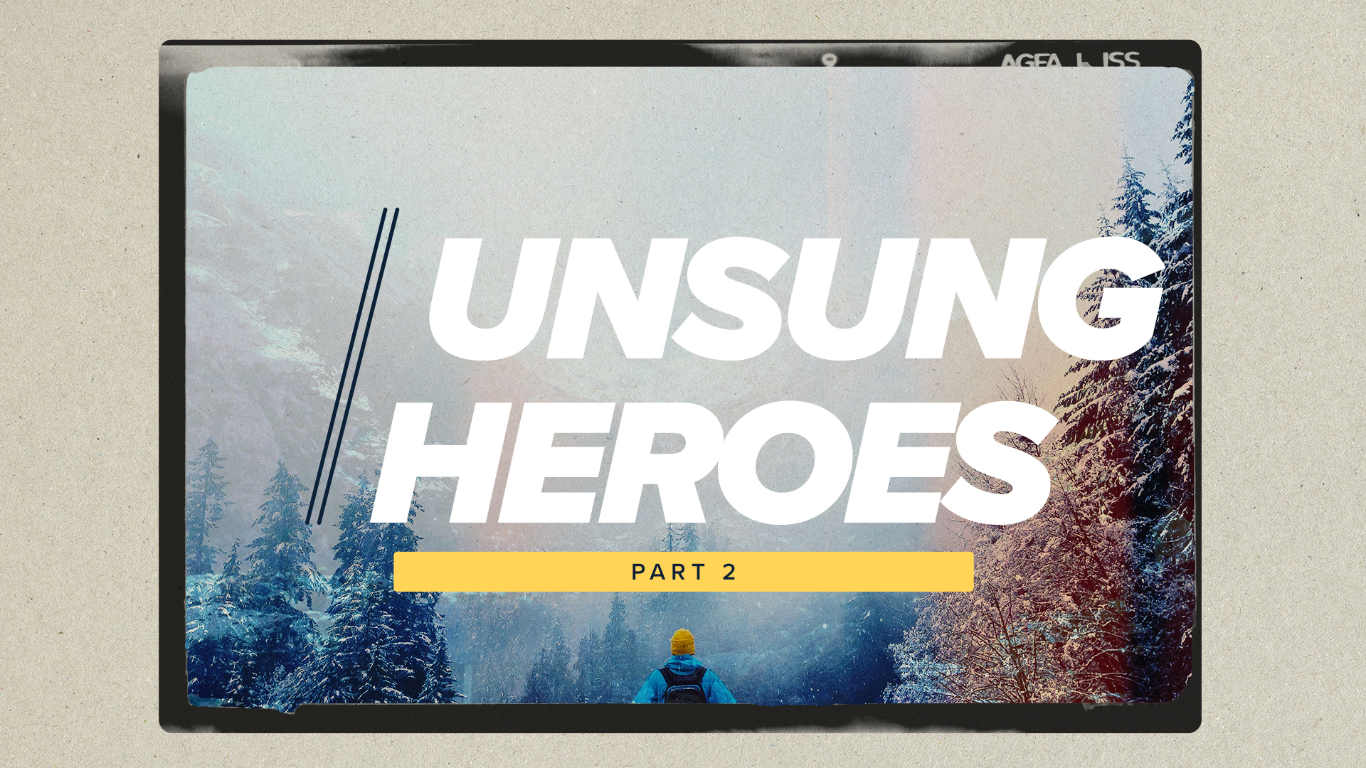 Unsung Heroes- Part 2 Image