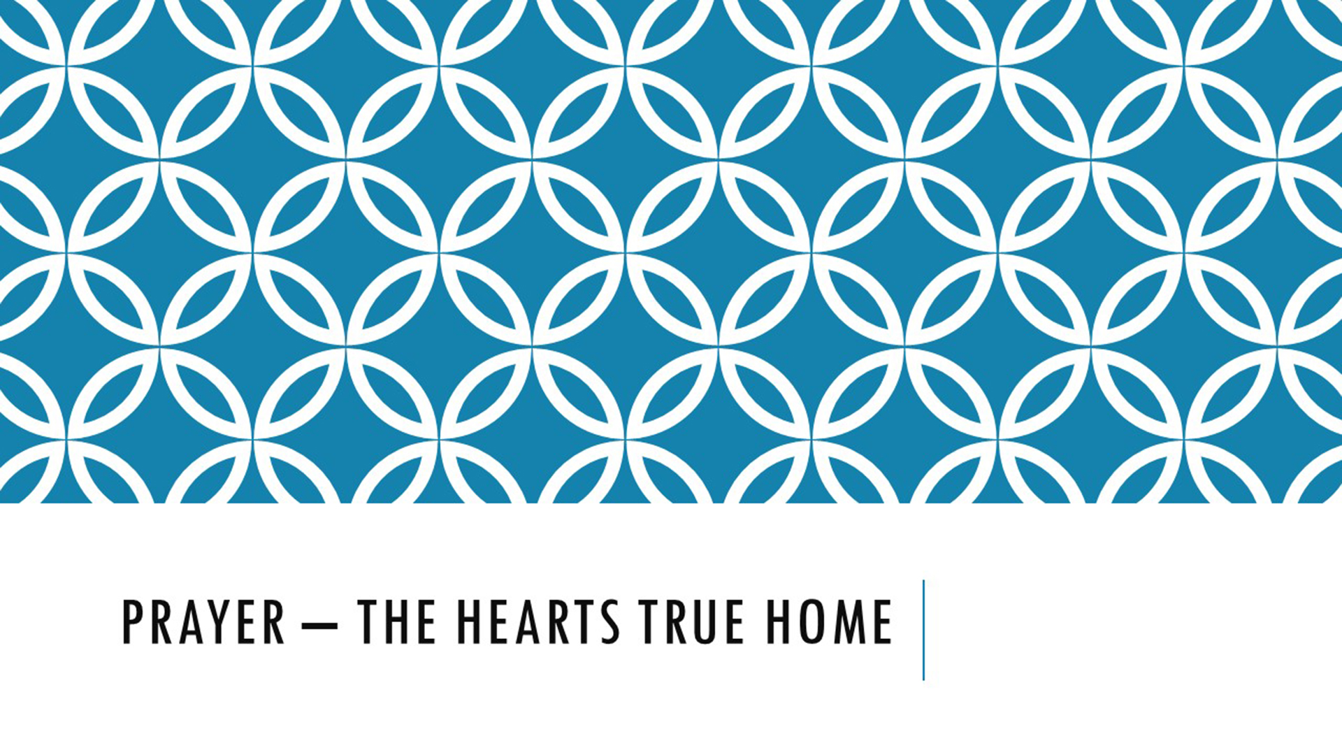 Prayer: The Heart's Home Image