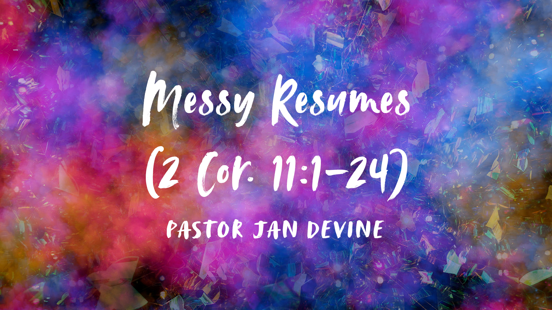 Messy Résumés Image