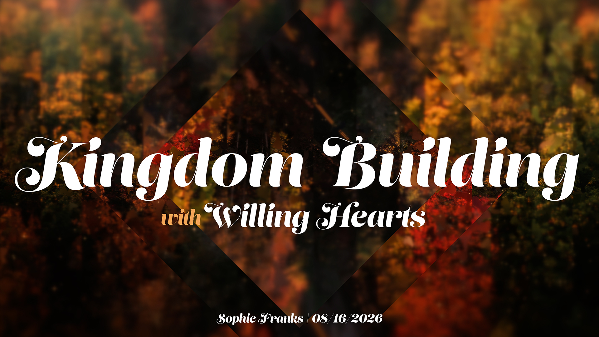 Kingdom Building with Willing Hearts Image